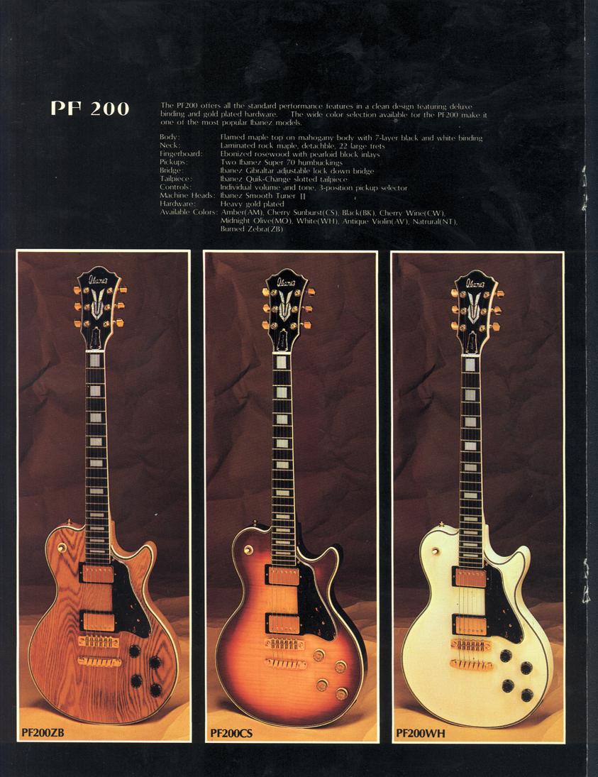 1978 Ibanez Guitar Catalog
