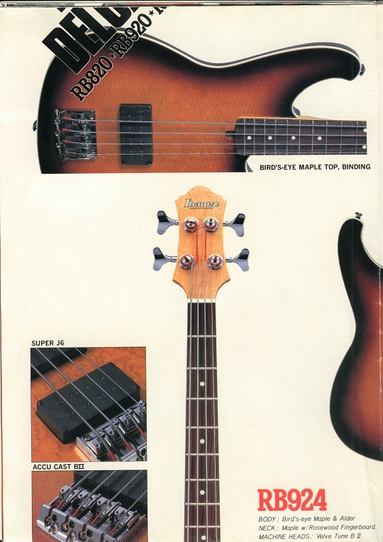 1981 Ibanez Guitar Catalog